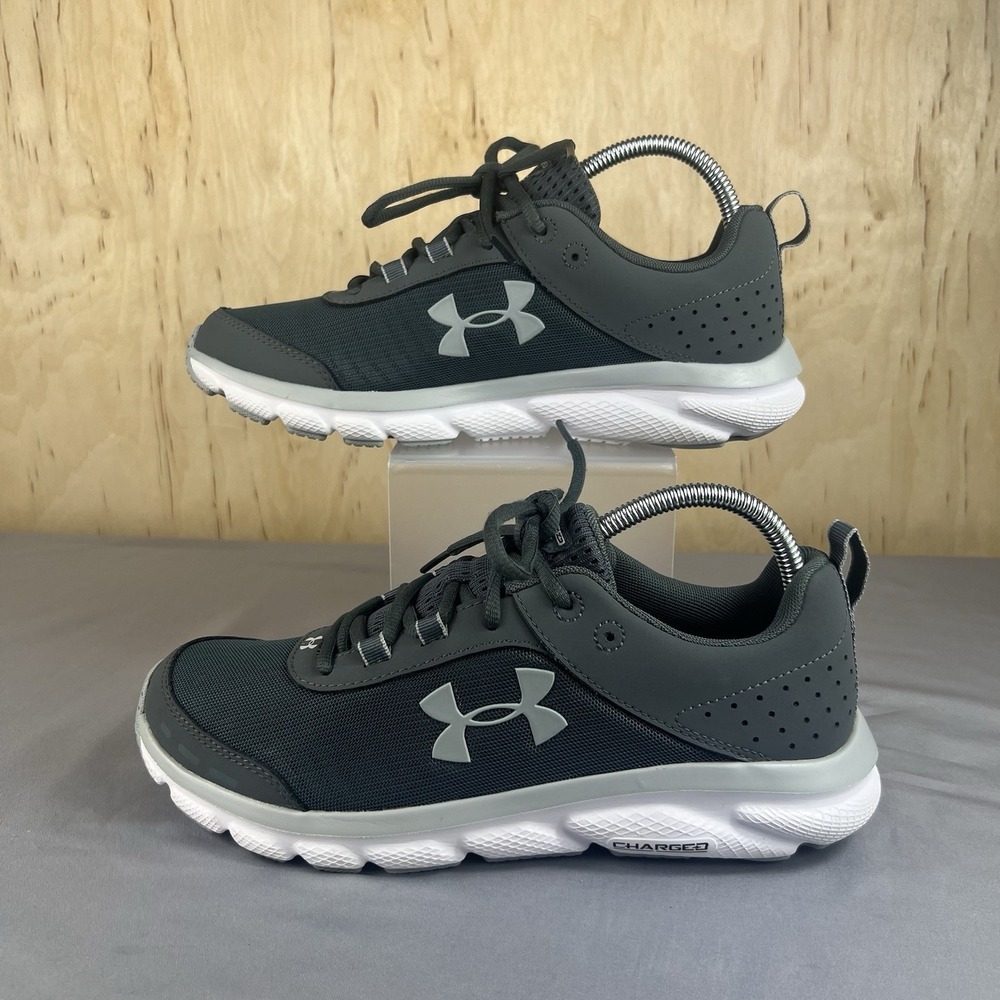 Under Armour Charged Assert 8 Men's Size 9.5 Grey Running Shoes Sneakers